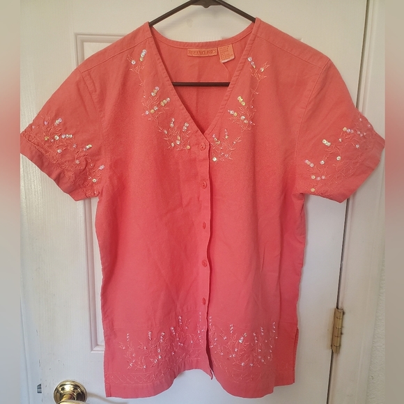 Fashion Classics 100% Cotton Women's  Blouse Exclusive Of Decoration Siz… - Picture 3 of 10